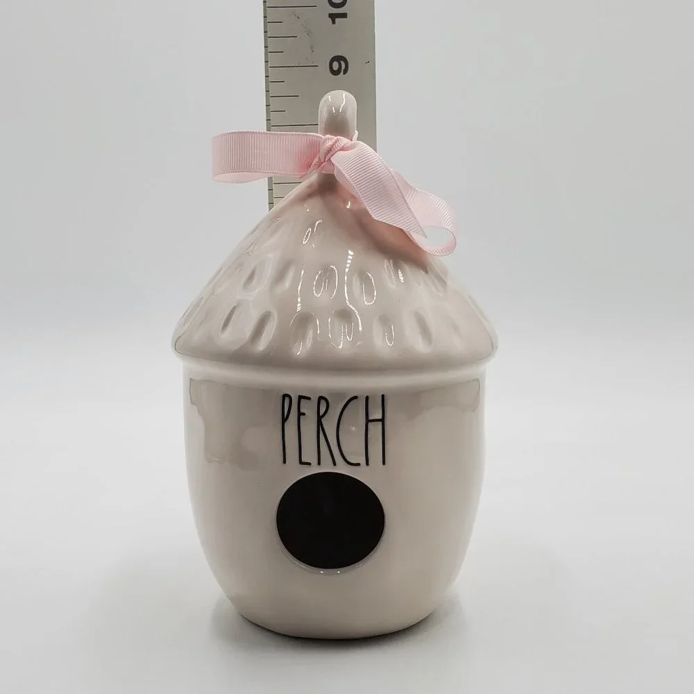 Rae Dunn Acorn Shaped PERCH Birdhouse - NWOT - Picture 12 of 14